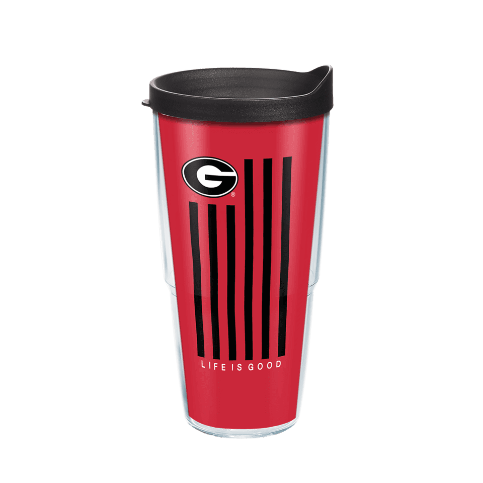 Georgia Flag Tervis Tumbler with Lid, 24oz Georgia Flag Tervis Tumbler with Lid, 24oz