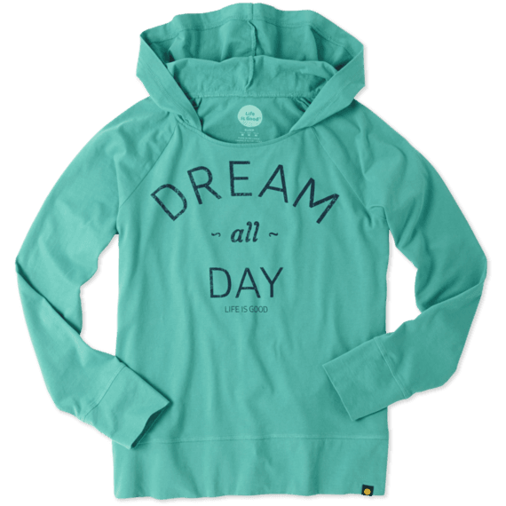 Women's Dream All Day Long Sleeve Pullover Sleep HoodieLife is Good